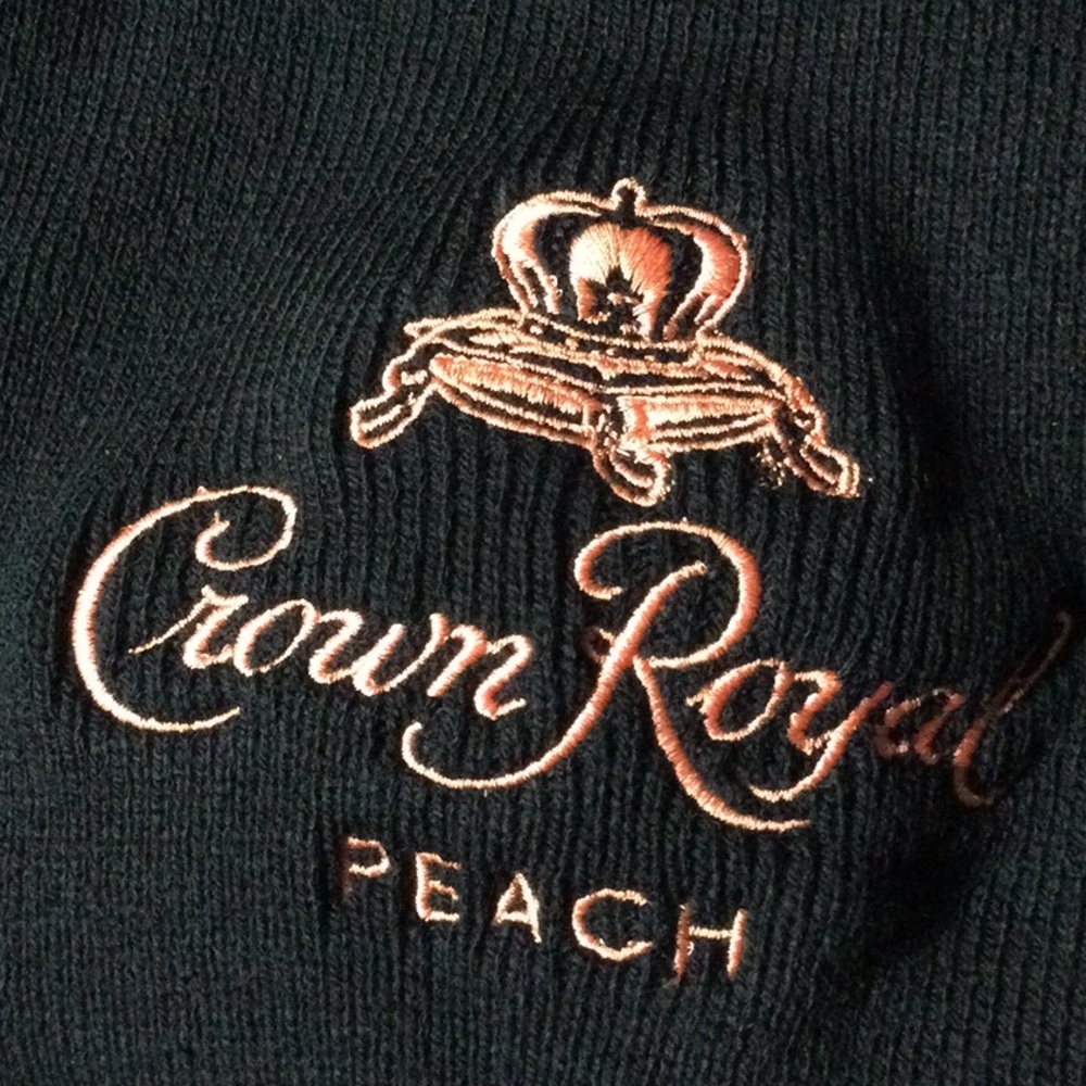 New Crown Royal Peach Winter Hat - Picture 3 of 5